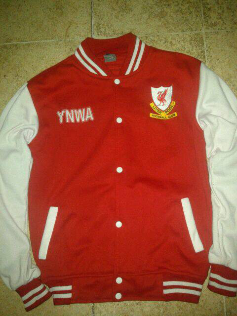 jaket varsity liverpool + retro liverpool murah abis !!!