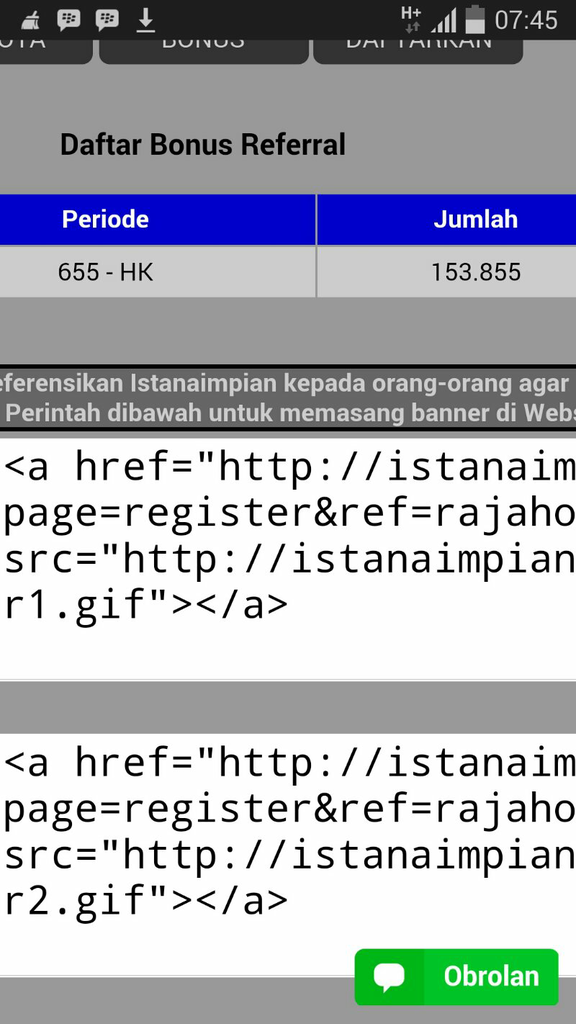 Gan , Web Betting Istanaimpian Lagi Banyak Bonus, Cepat Masuk Gan !!!