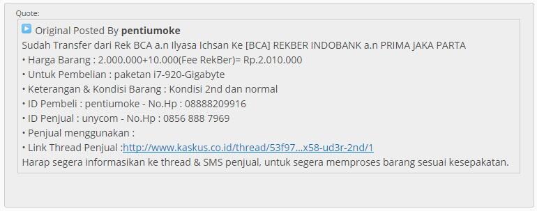 PAKET I7 920+ GA-EX58-UD3R 2ND..
