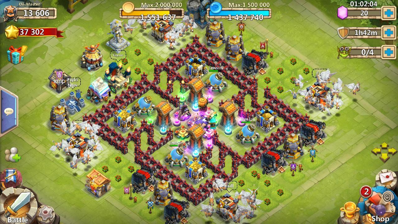 akun castle clash pumkin duke level tinggi murah