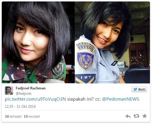 Ini dia Theresia, Pramugari Pesawat Presiden yang Super Cakep