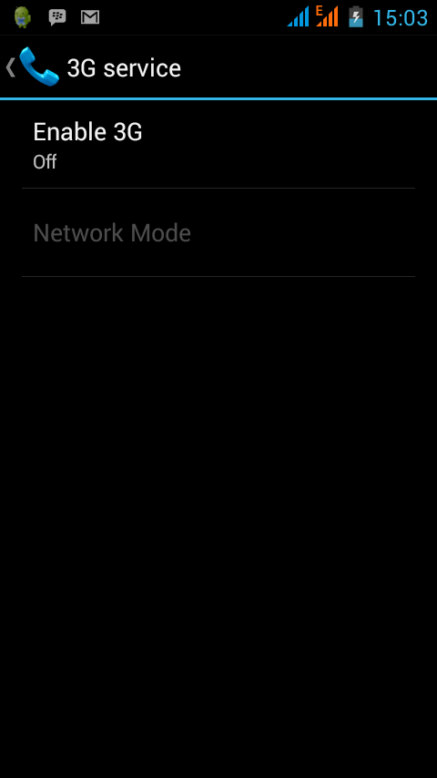 Network mode