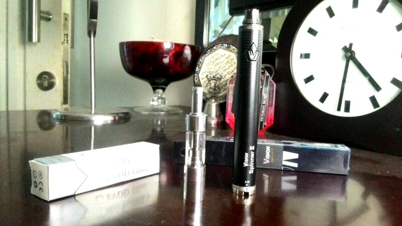 vision spinner (ori) + miniprotank3 (ori) bonus repleceable coil vape vaporizer