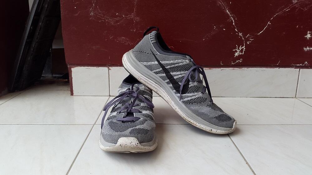 WTS NIKE Flyknit Lunar +1 warna Wolf Grey