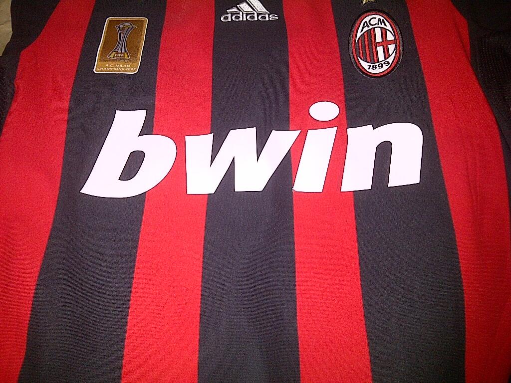 WTS JERSEY AC MILAN 2006/2007 ORGINAL FORMOTION
