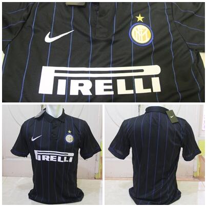 JERSEY INTER MILAN HOME & AWAY 2014-2015 GRADE ORI LOKAL