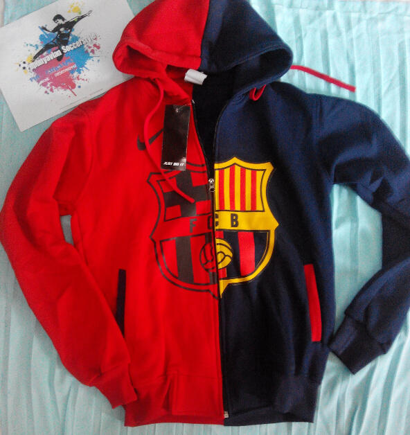 READY STOK HOODIE TWO FACE MAN UTD, MADRID, BARCA, JUVE, MILAN, CHELSEA, ARSENAL