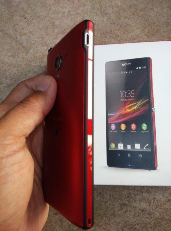 xperia zl c6502 red fullset super mulus