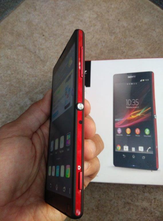 xperia zl c6502 red fullset super mulus