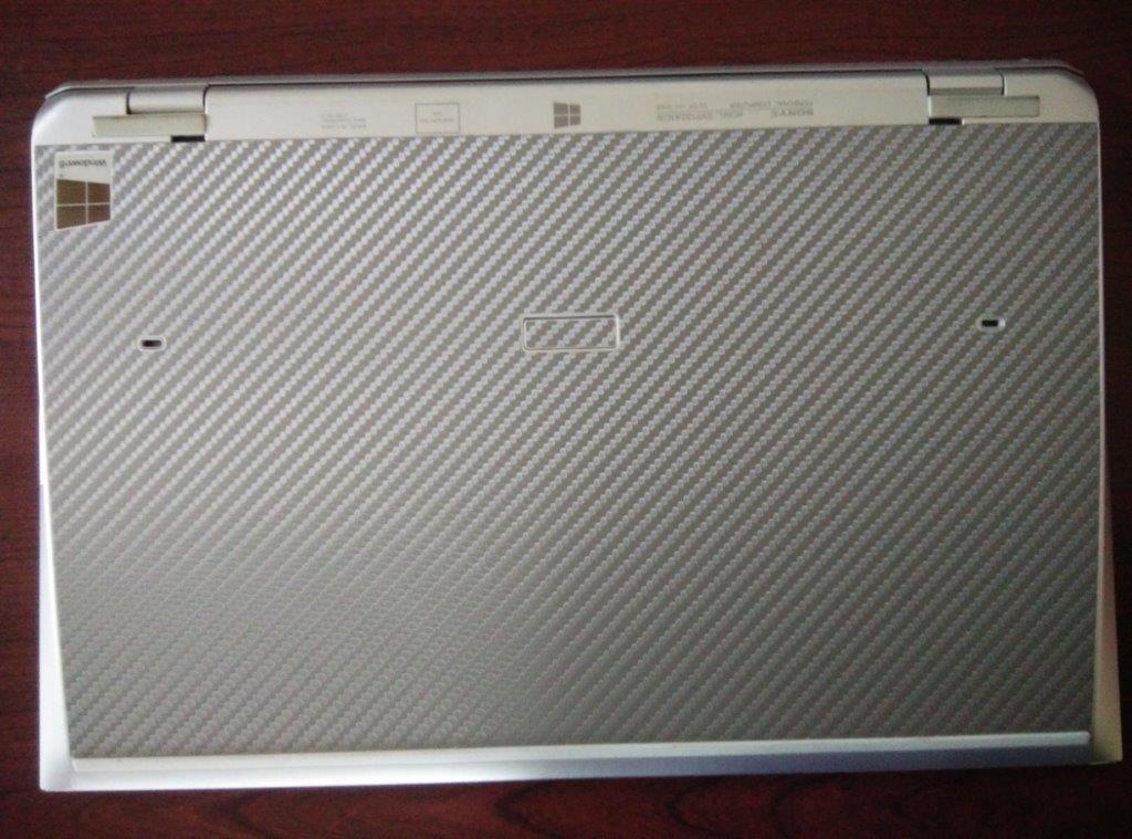 vaio pro13 i5 silver stiker karbon