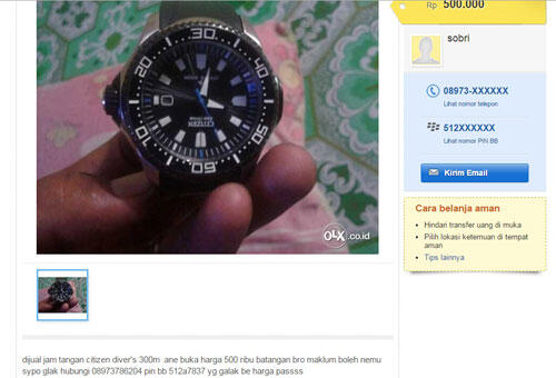 (Sharing) Barang ane dimaling orang, trus dijual murah di OLX #sakitnyatuhdisini