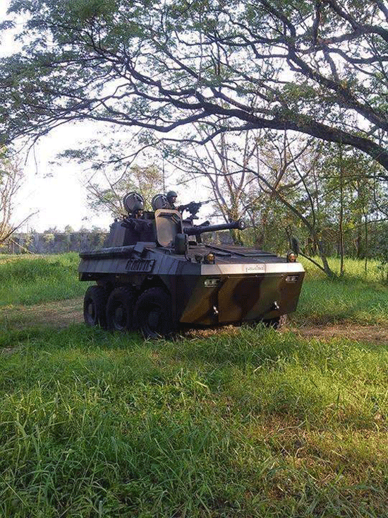 JK Beri Nama 'Badak' Untuk Panser Terbaru Keluaran Pindad