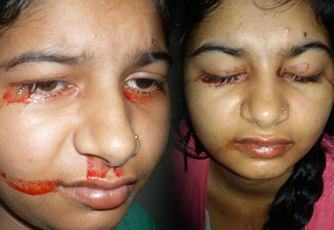 Wow, Cewek India Ini Nangis & Keringetan Darh Gan (Cek di mari)
