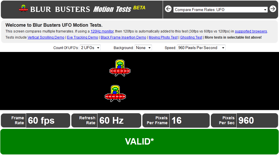 Rate test