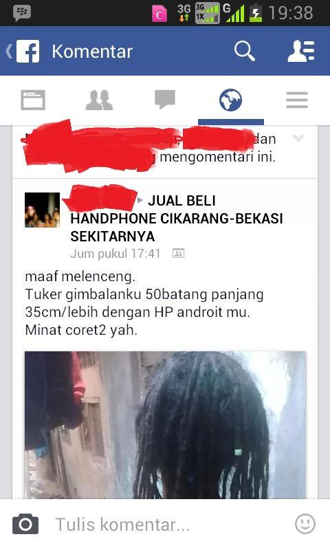 JAMAN EDAN,DEMI SEBUAH HP DIA RELA KEHILANGAN MAHKOTA NYA!!!!