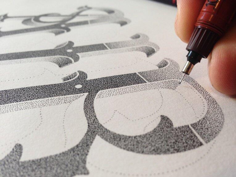 Teknik Stippling yang WOW Dengan Menggunakan Tangan