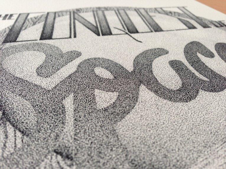 Teknik Stippling yang WOW Dengan Menggunakan Tangan