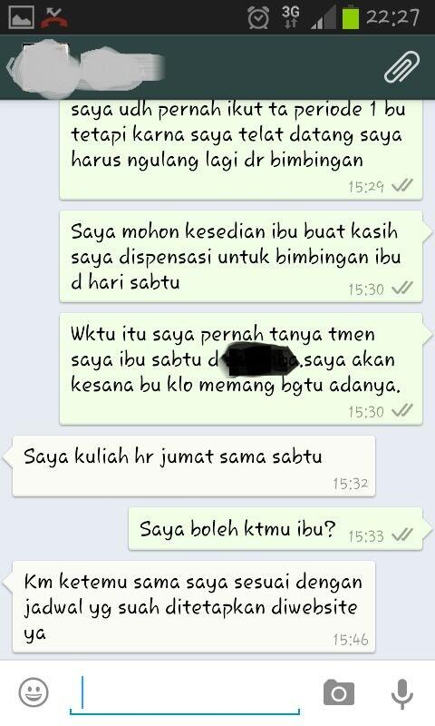PROTES TERHADAP DOSEN PEMBIMBING