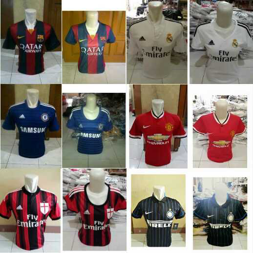 Jerser grade ori grosir go pi ladies club 14/15 & nation 2014 cod only tangerang