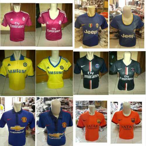 Jerser grade ori grosir go pi ladies club 14/15 & nation 2014 cod only tangerang