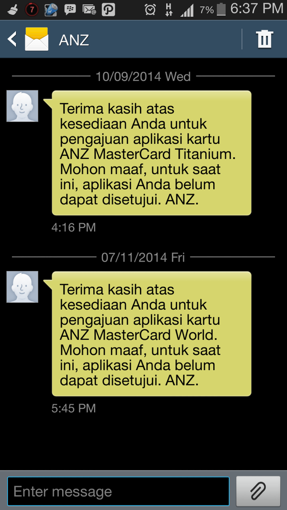penyalahgunaan data oleh bagian kartu kredit anz