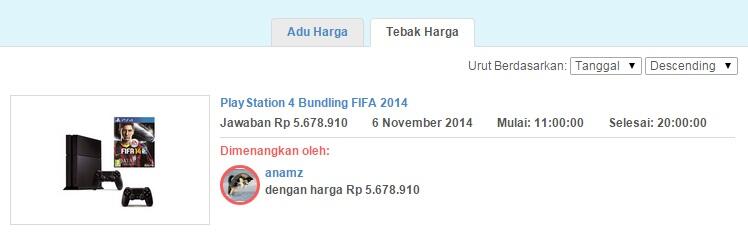 Yang Mau Nebak Harga PS4, Nih.