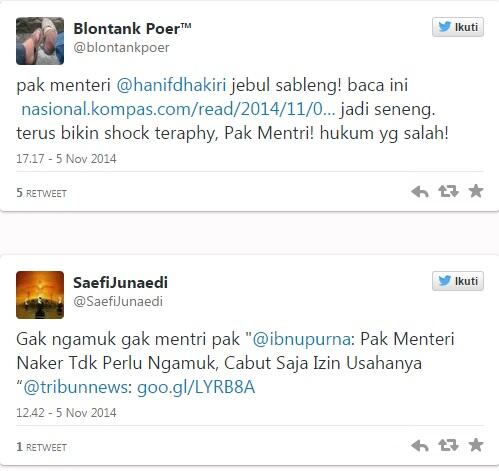 Aksi Panjat Pagar Menteri Hanif Dhakiri Banyak Dipuji Netizen