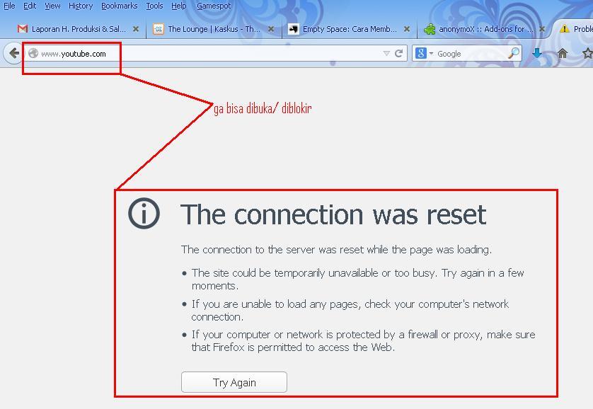 Trik Membuka Website yang Diblokir oleh Server atau Admin