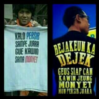 JANJI Nikah sama monyet kalau persib juara.. Tepatin janjinya donk gan..