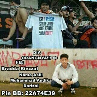 JANJI Nikah sama monyet kalau persib juara.. Tepatin janjinya donk gan..