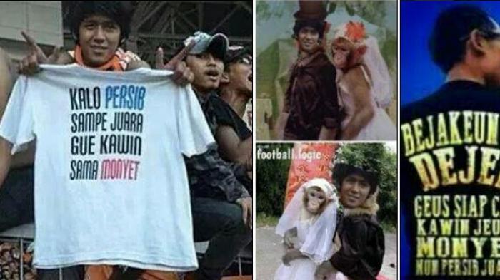 Persib Juara, The Jakmania Ini akan Kawin dengan Monyet
