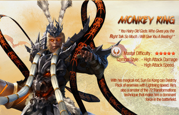 Monkey King Online Faveo Unofficial