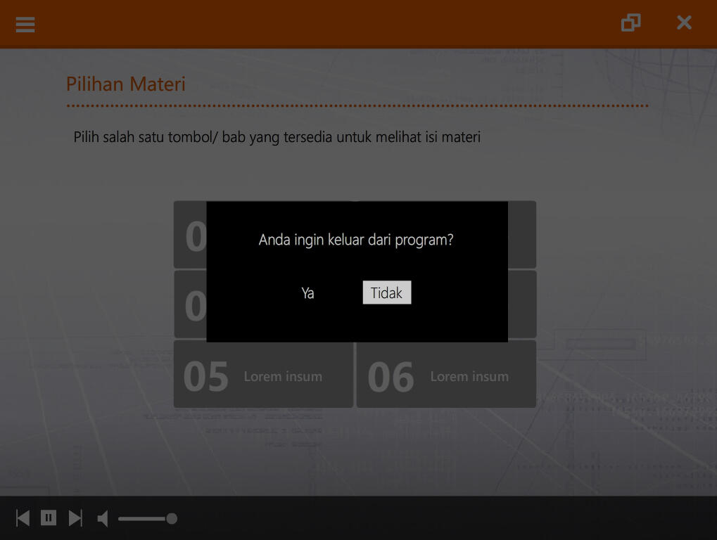 FREE PROXFLASH TEMPLATE V.01 -- Template Multimedia Interaktif Berbasis Flash