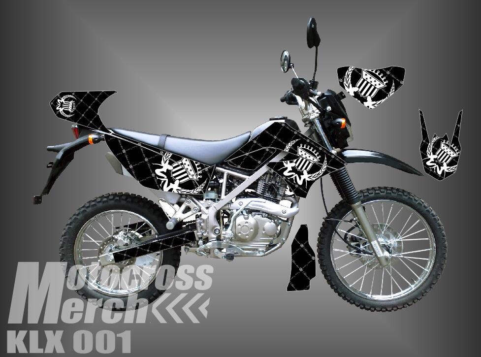 decal motor stiker motor klx 150, kawasaki inja 250 fi,dll jepara