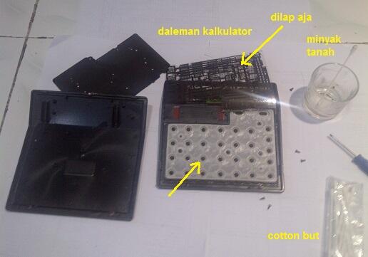 CARA MEMPERBAIKI TOMBOL REMOTE TV, KALKULATOR YG SUKA MACET