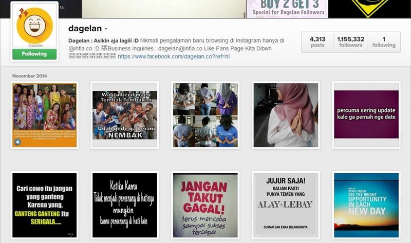 3 AKUN INSTAGRAM YANG WAJIB KAMU FOLLOW ! CEKODOT GANS...