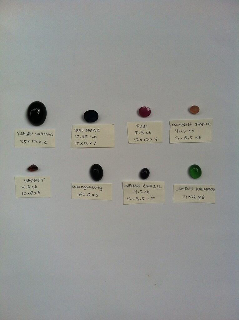Batu Cincin Natural Murah: Kalimaya, Biduri Bulan, Safir, Zamrud, Opal, Ruby