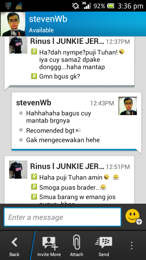 Testimonial Buyer JSS ( JUNKIE SPORT SHOP)