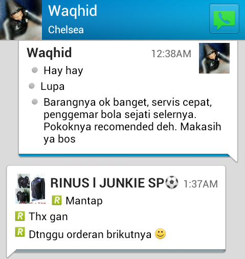 Testimonial Buyer JSS ( JUNKIE SPORT SHOP)