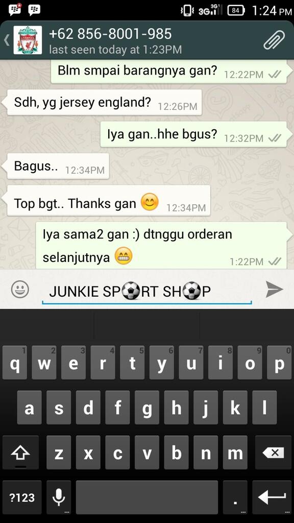 Testimonial Buyer JSS ( JUNKIE SPORT SHOP)