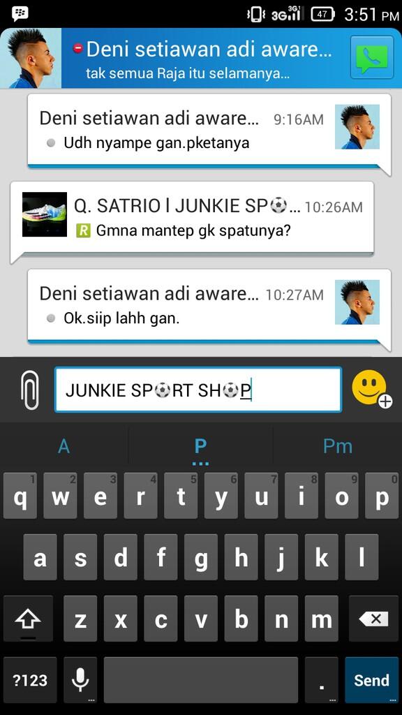 Testimonial Buyer JSS ( JUNKIE SPORT SHOP)