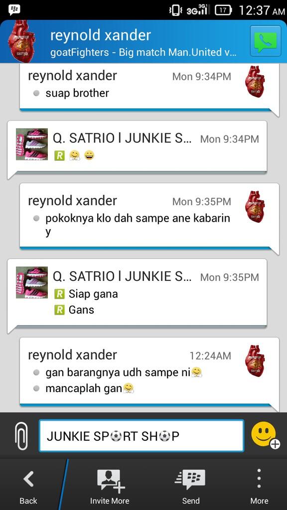 Testimonial Buyer JSS ( JUNKIE SPORT SHOP)