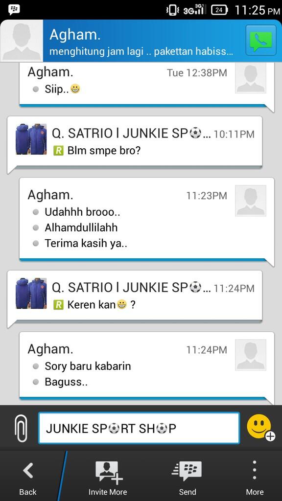 Testimonial Buyer JSS ( JUNKIE SPORT SHOP)