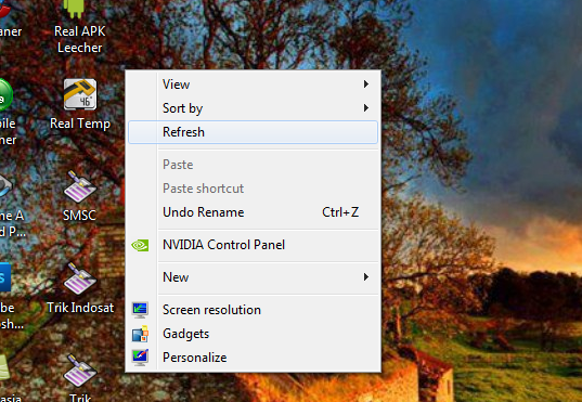 Kegunaan me-Refresh Dekstop untuk Agan para pengguna Windows
