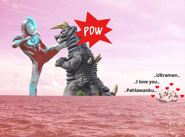 Ultraman Ginga feat iSendal (Komik Sotosop Full Gambar)