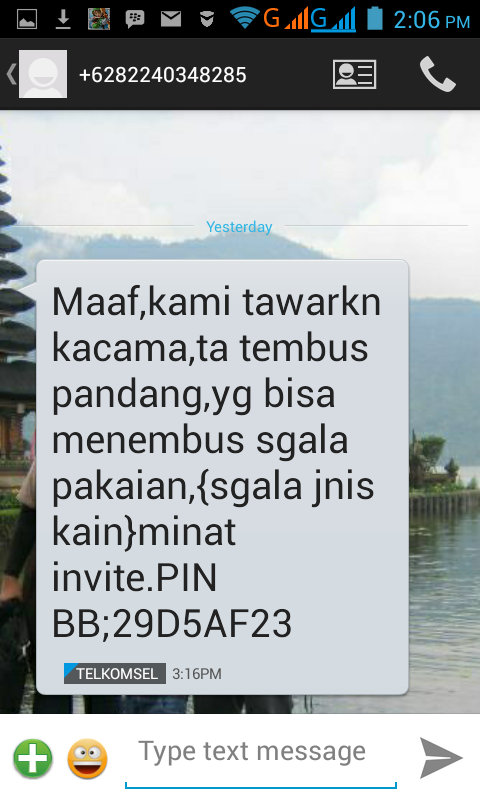 &#91;Parah gan&#93;..Barusan ane dapet SMS..