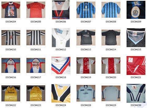 Kaos Bola Edisi Special Jadul / Langka