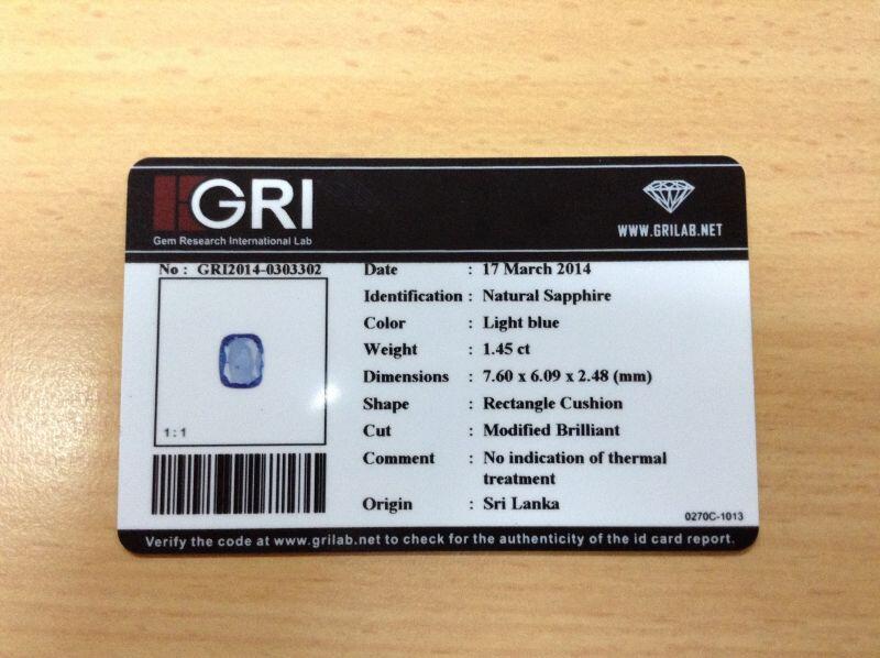 Jual Batu Blue Sapphire Plus Memo Murah Gan...