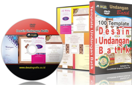 cd dvd template undangan batik terbaru