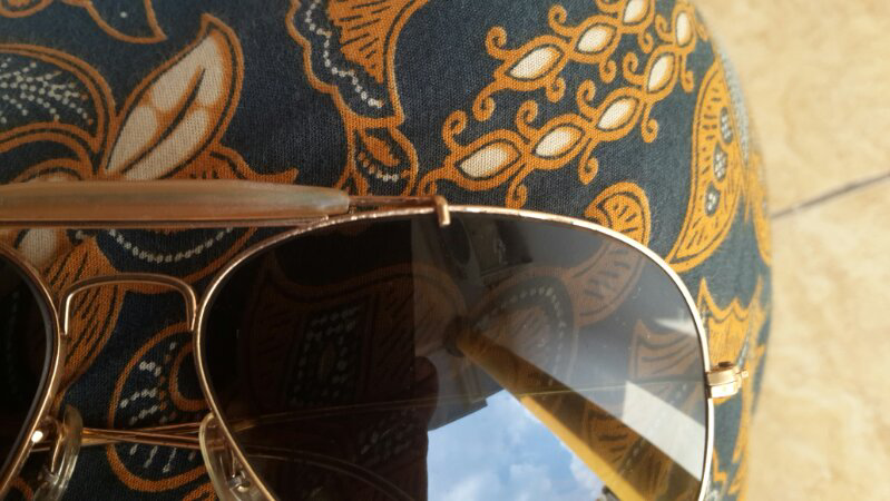 Rayban BL ODM G15 Gold Frame 58 Made in USA
